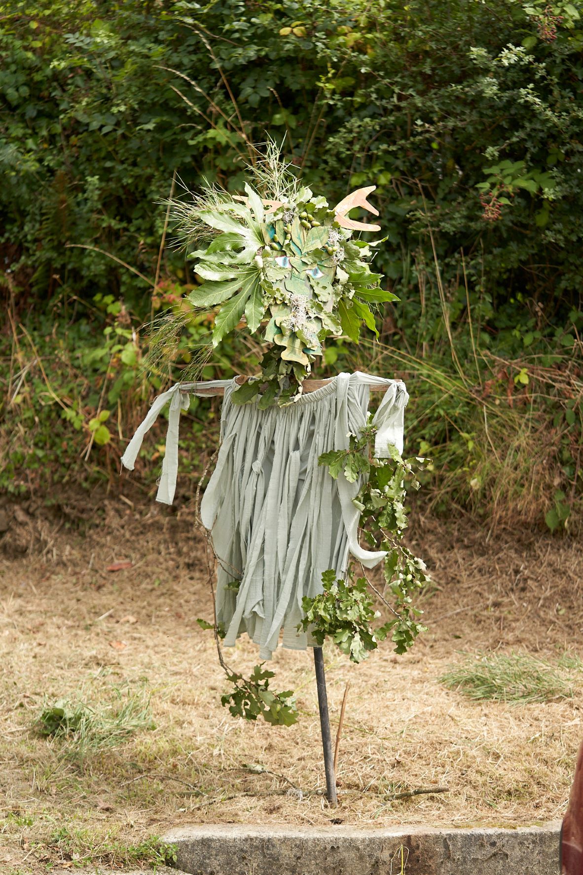a green man scarecrow 
